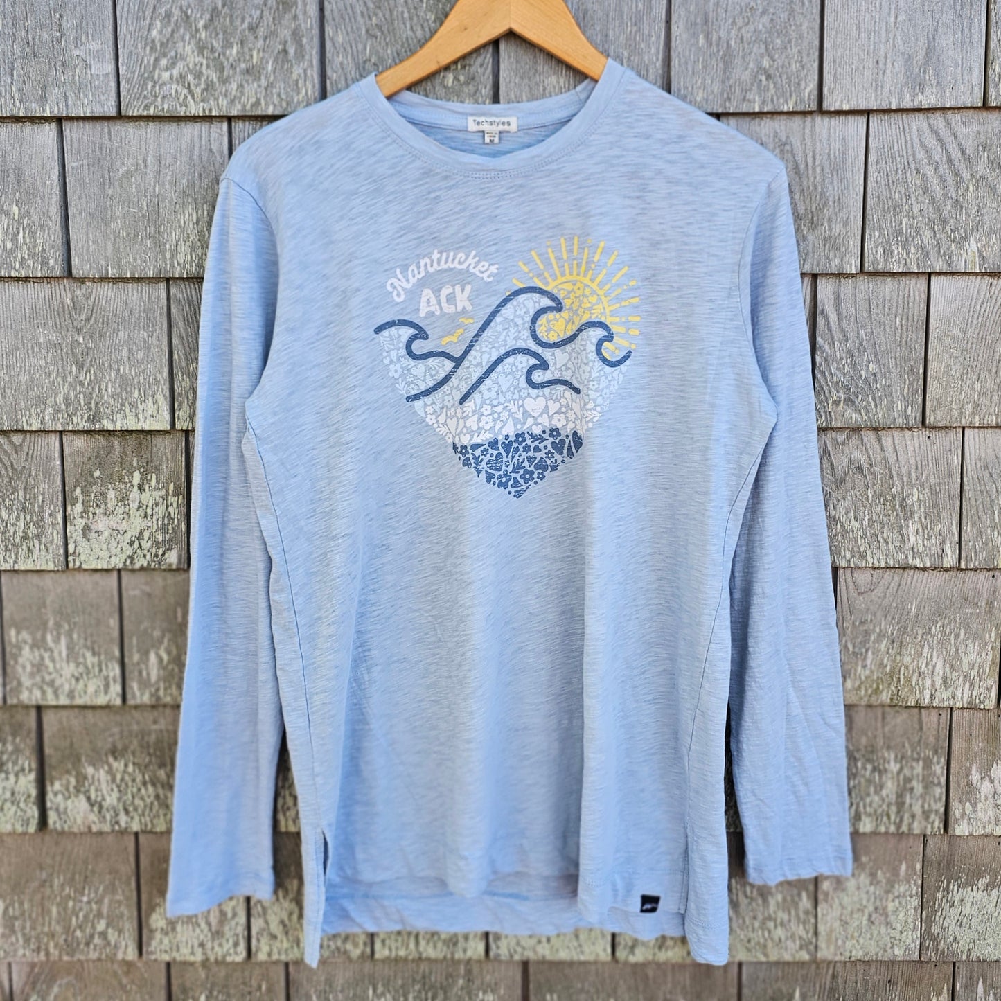 Nantucket Joy Heart Long Sleeve Tee