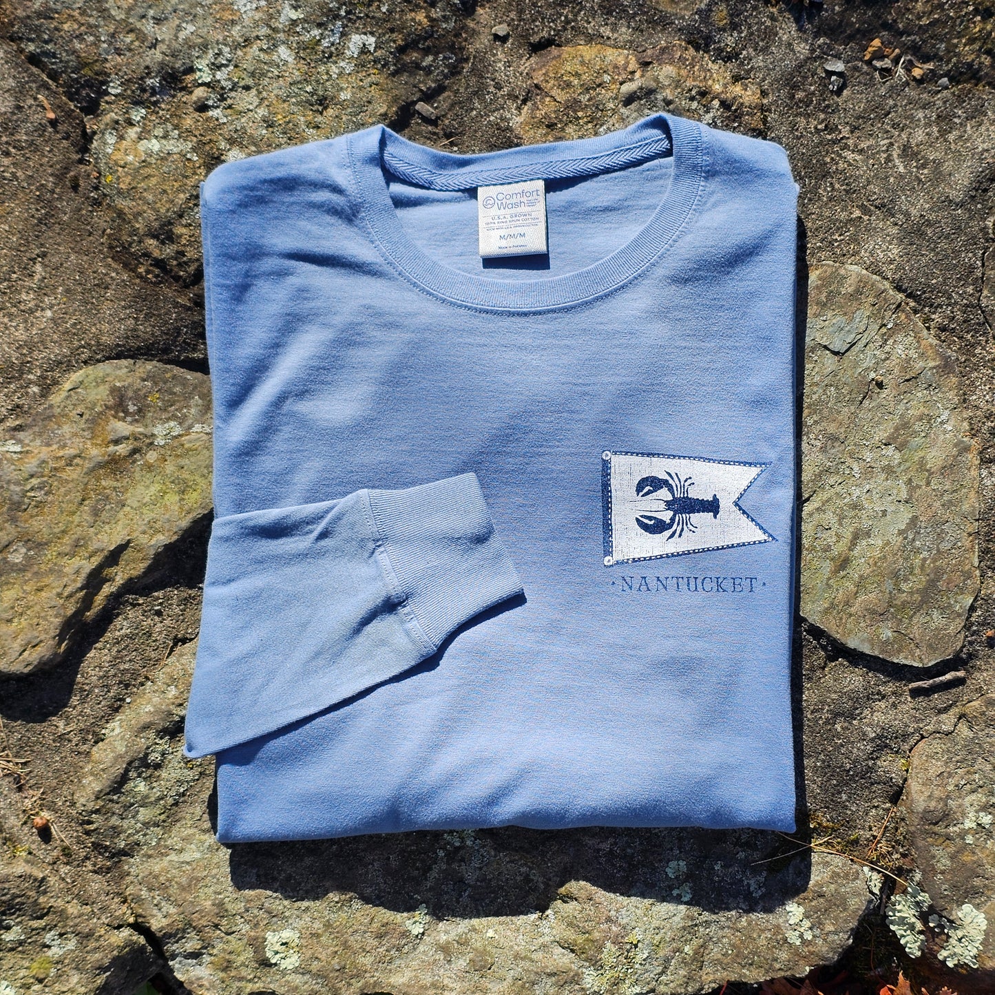 Lobster Pennant Long Sleeve Tee