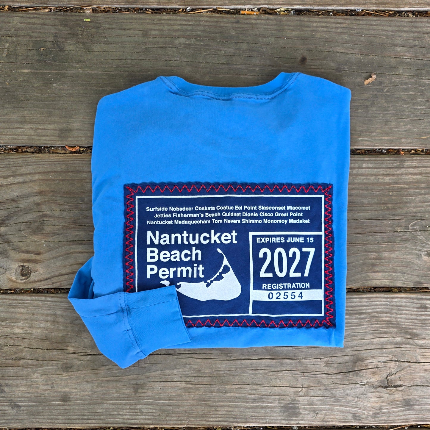 2027 Beach Permit Patch Tee