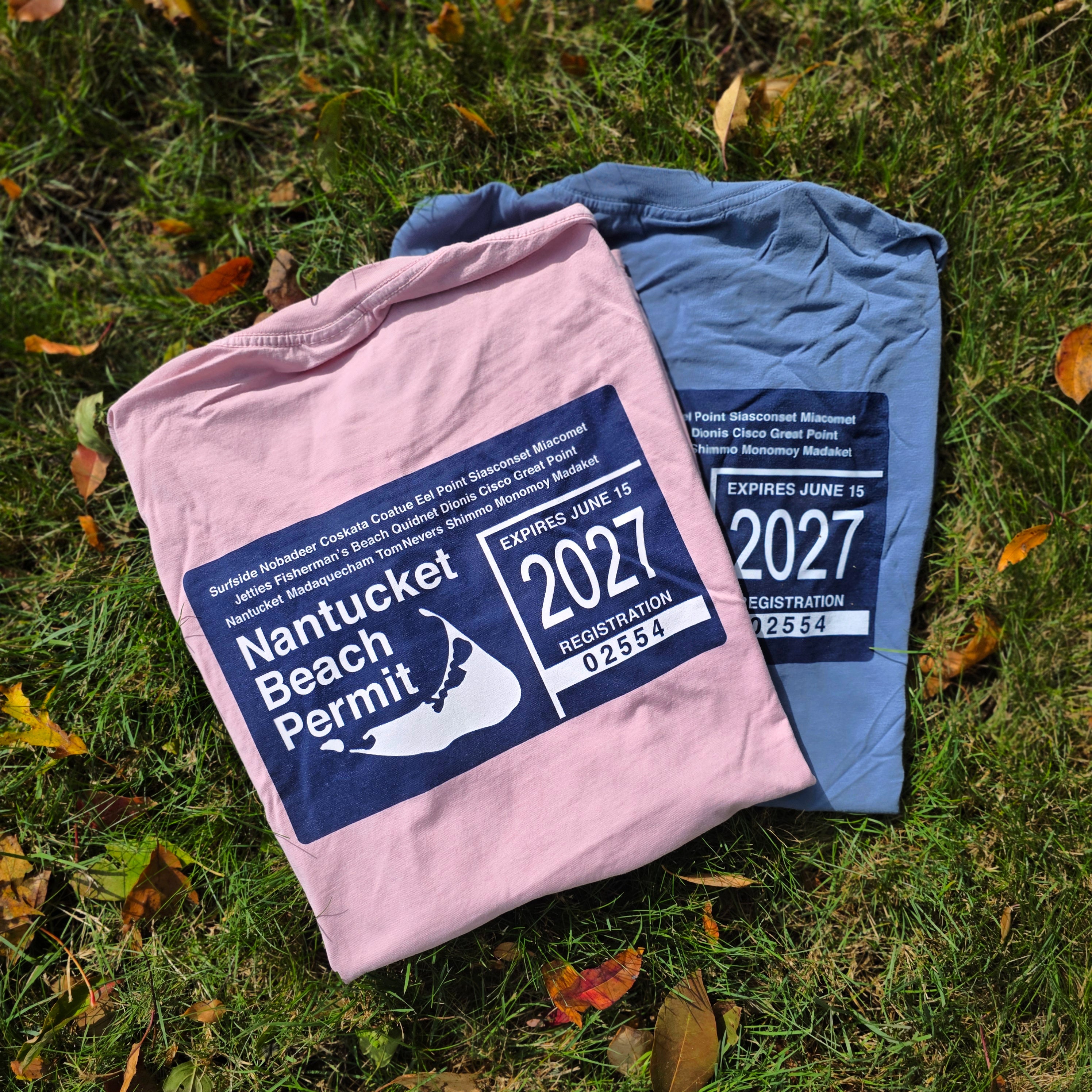 2027 Nantucket Short Sleeve Beach Permit Tee – Nantucket Boat