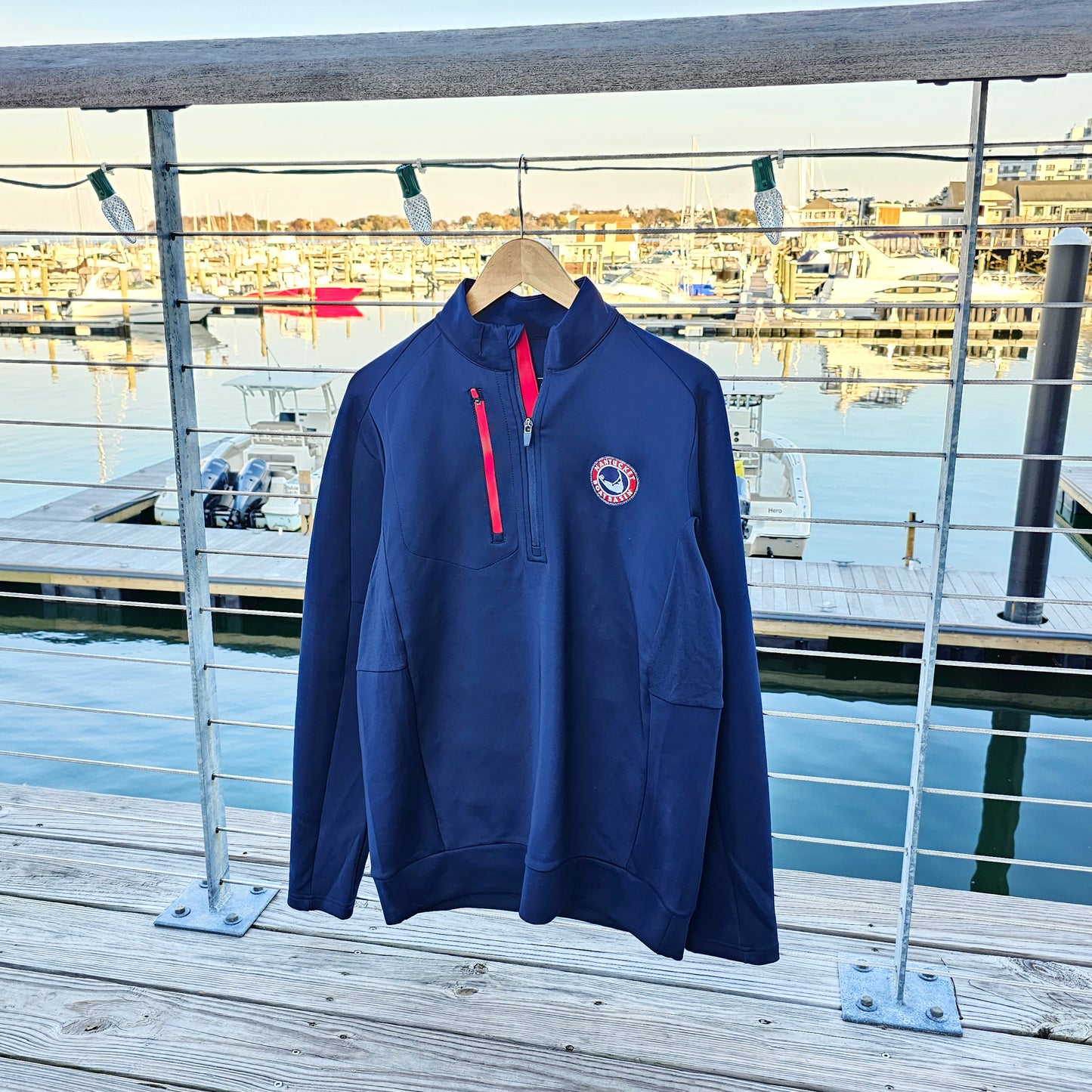 Nantucket Boat Basin Antigua Quarter Zip