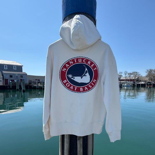 Nantucket Boat Basin Applique Hampton Hoodie