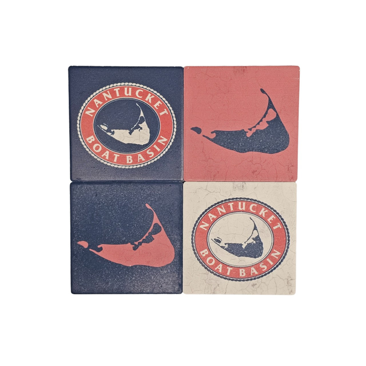 Nantucket Ceramic THIRSTY Coasters