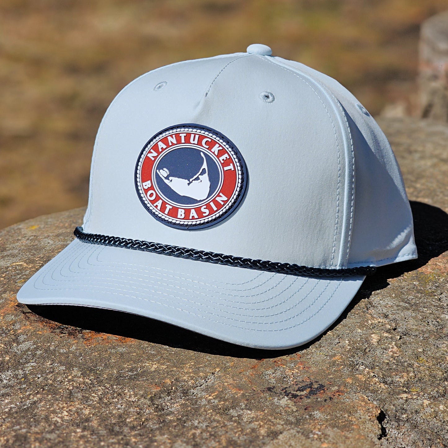 Nantucket Boat Basin Rubber Patch Rope Performance Hat