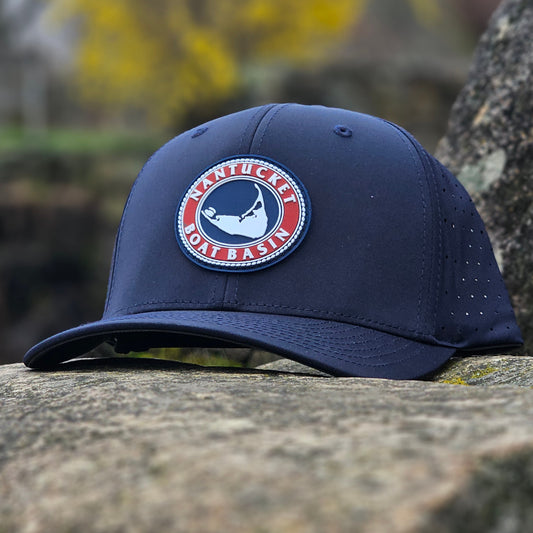 Nantucket Boat Basin Rubber Patch Reflex Hat
