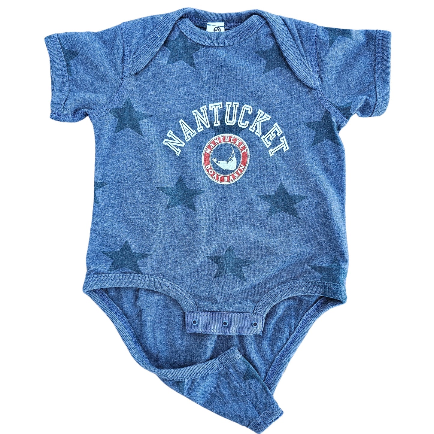 Nantucket Boat Basin Star Onesie