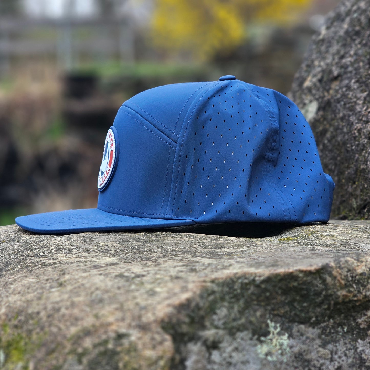 Nantucket Boat Basin Rubber Patch Cannon Hat