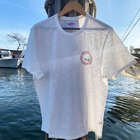 Nantucket Boat Basin Stencil Short Sleeve Tee