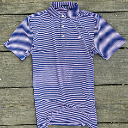 Brady Stripe Performance Polo