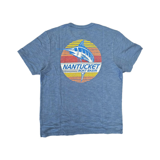 Nantucket Boat Basin Sunset Marlin REC Tee