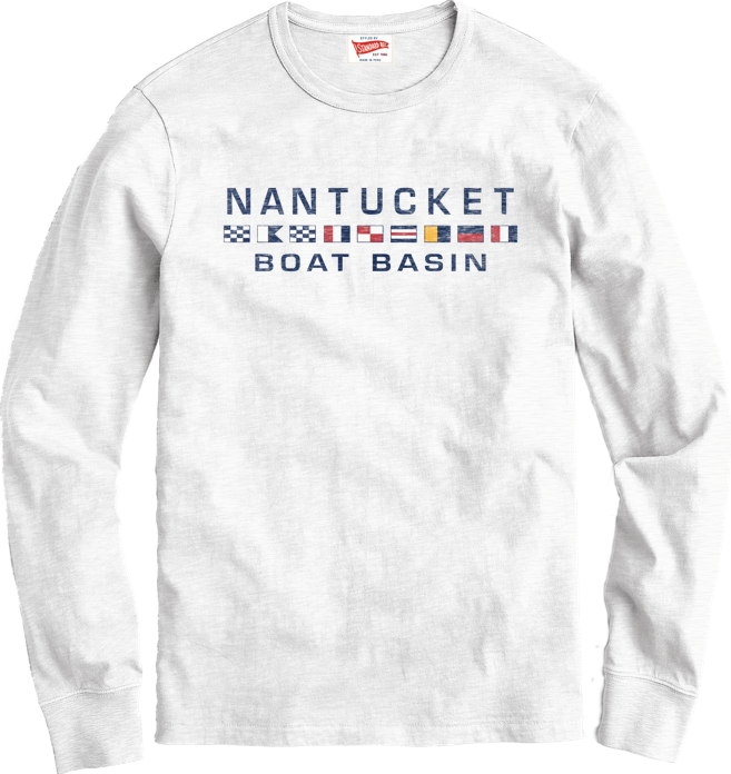 Nautical Flag Long Sleeve Rec Tee