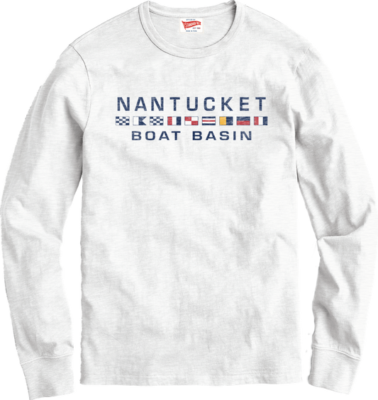 Nautical Flag Long Sleeve Rec Tee