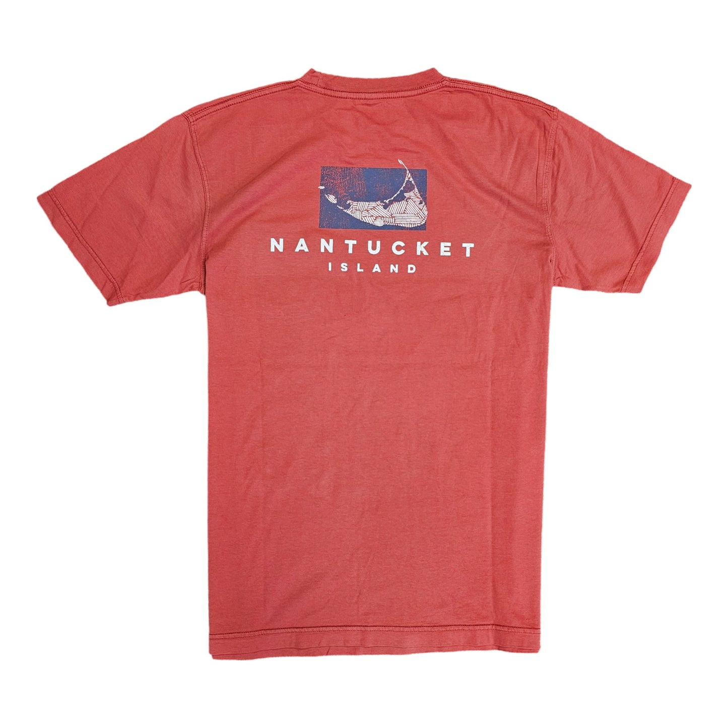 Nantucket Island Garment Dyed Pocket Tee