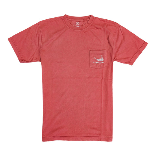 Nantucket Island Garment Dyed Pocket Tee