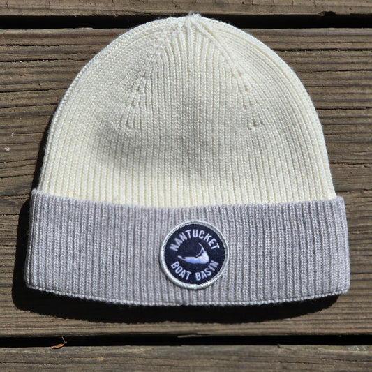 Nantucket Boat Basin Island Patch Beanie