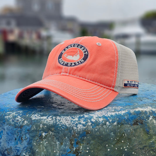 Nantucket Boat Basin Coordinates Washed Trucker