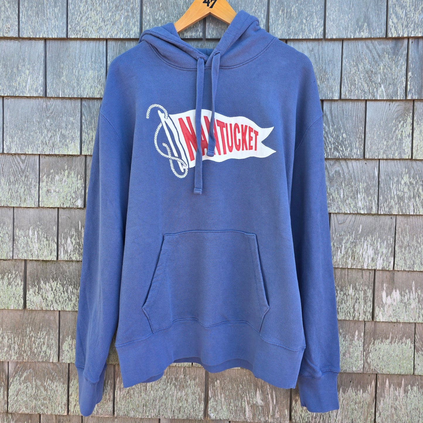 Nantucket Applique Flag Hampton Hoodie