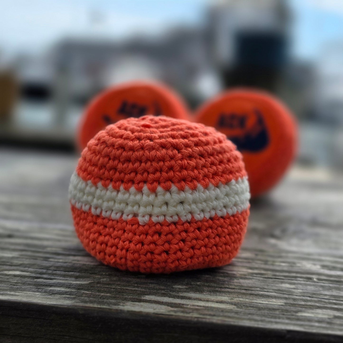 ACK Woven Striped Hacky Sack