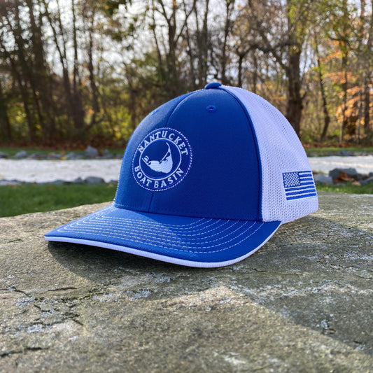 Nantucket Boat Basin Two Tone Trucker Flexfit Hat