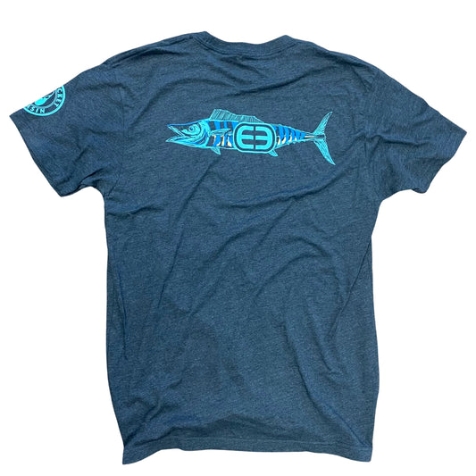 shirt with fish on back