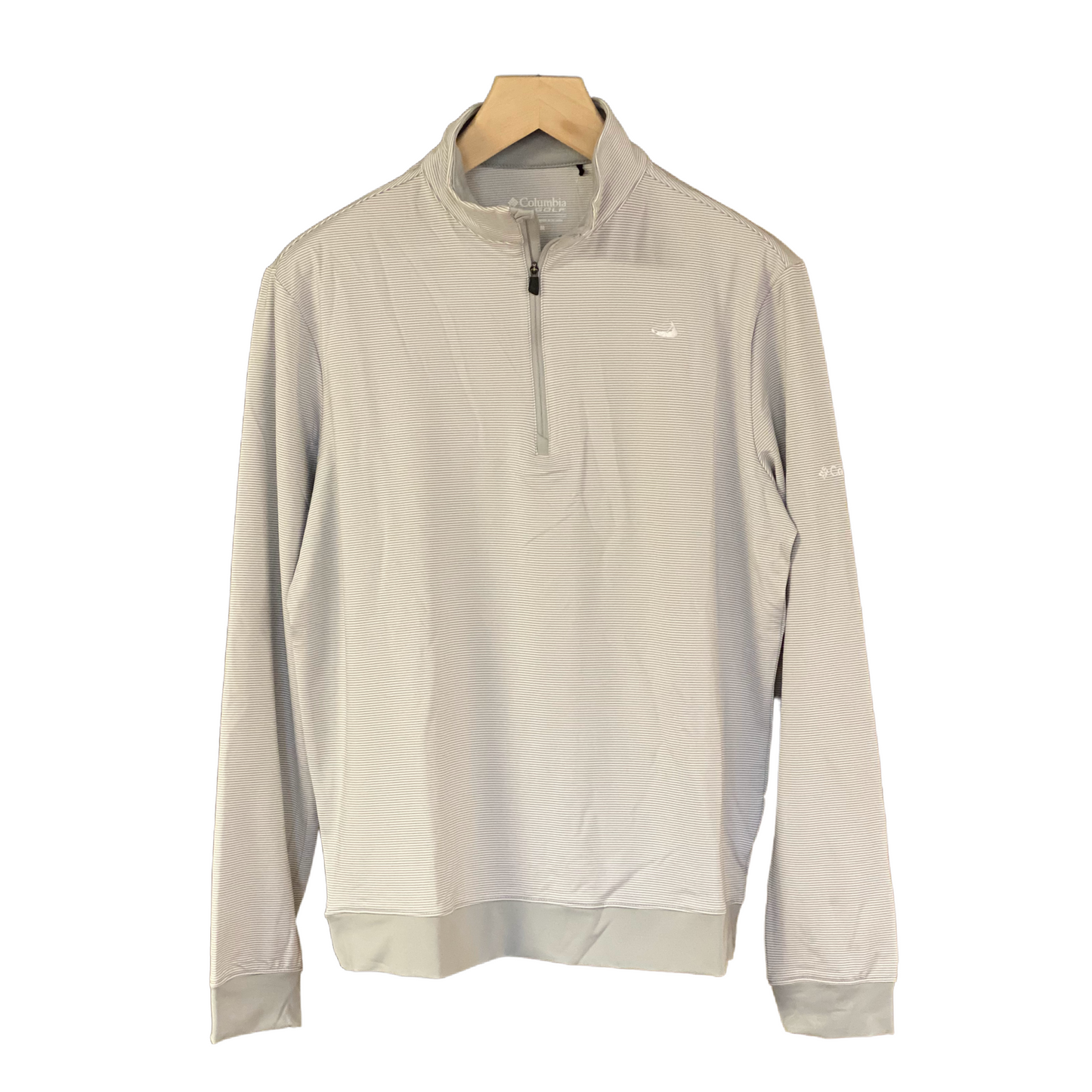 nantucket island striped quarter zip