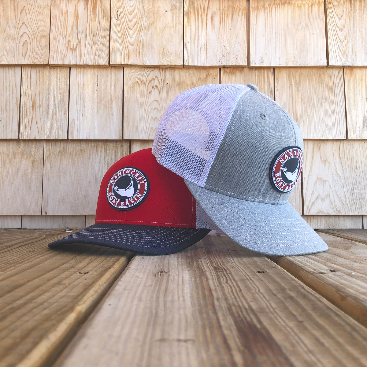 Nantucket Boat Basin Rubber Patch Trucker