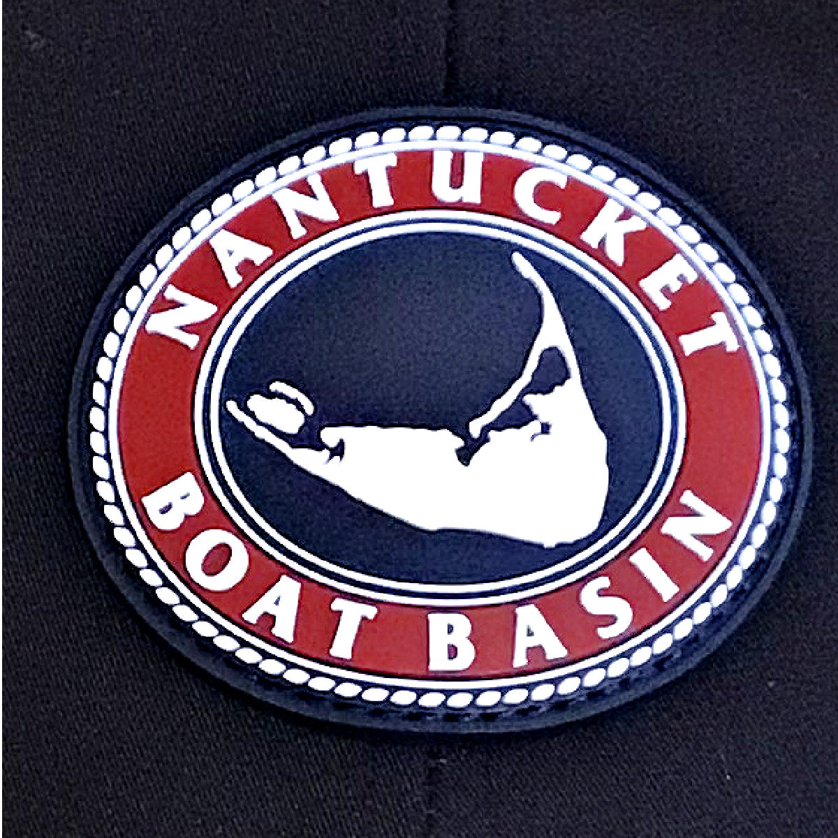 Nantucket Boat Basin Rubber Patch Flexfit Trucker