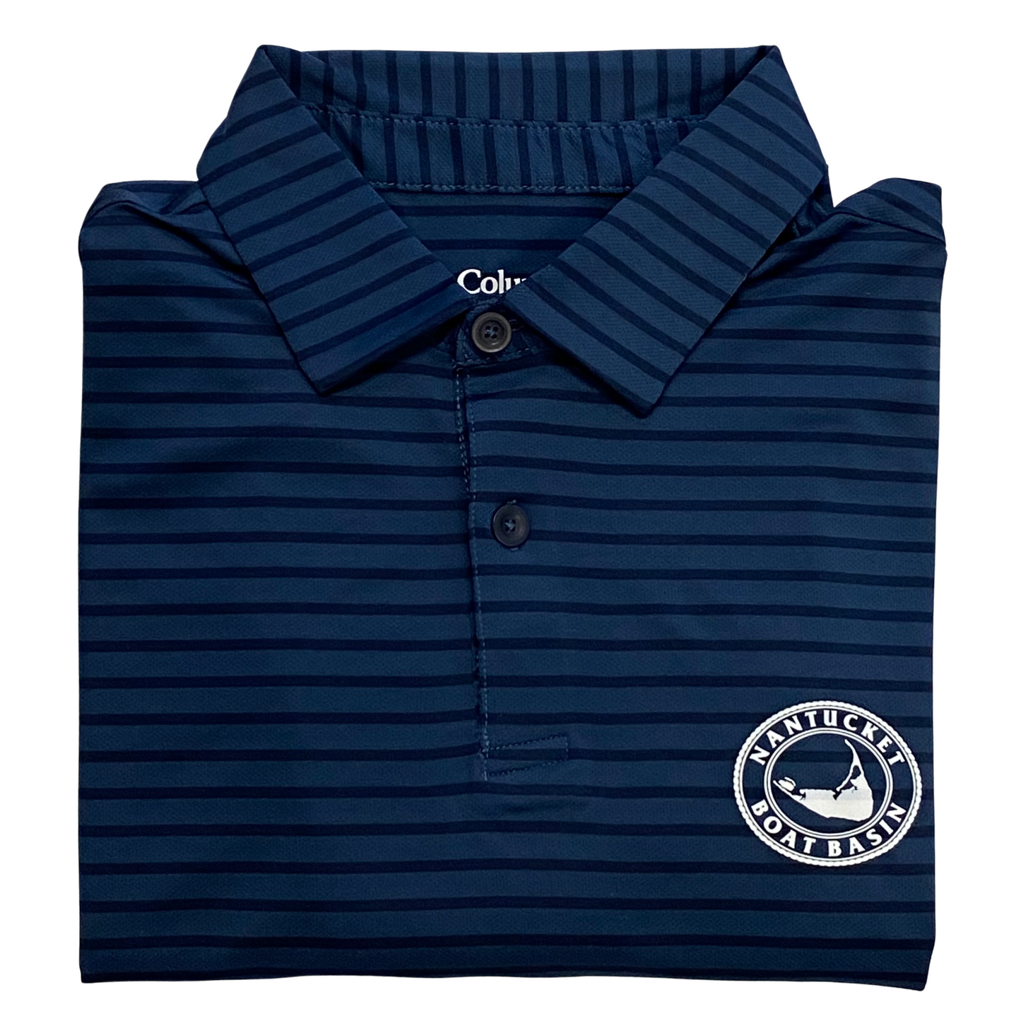 nantucket boat basin striped polo columbia