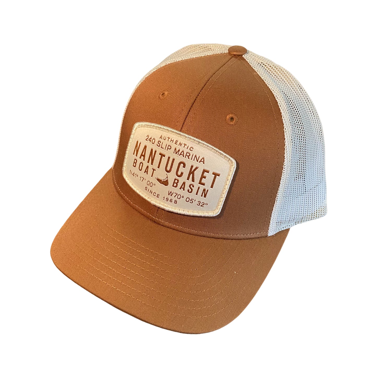 nantucket boat basin trucker cap