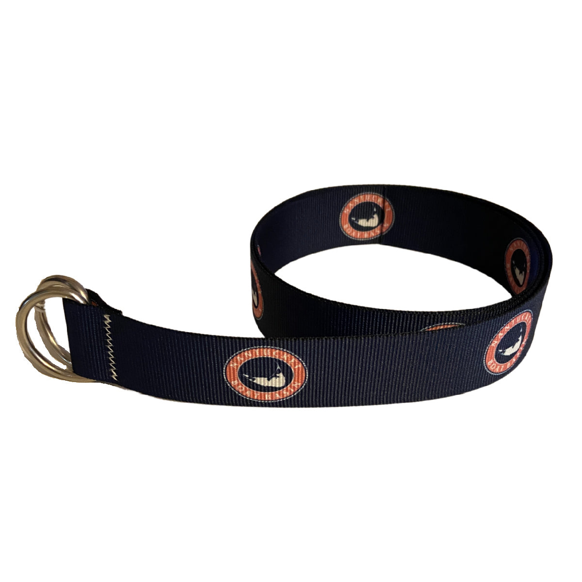 Nantucket Boat Basin Lemon & Line D Ring Belt