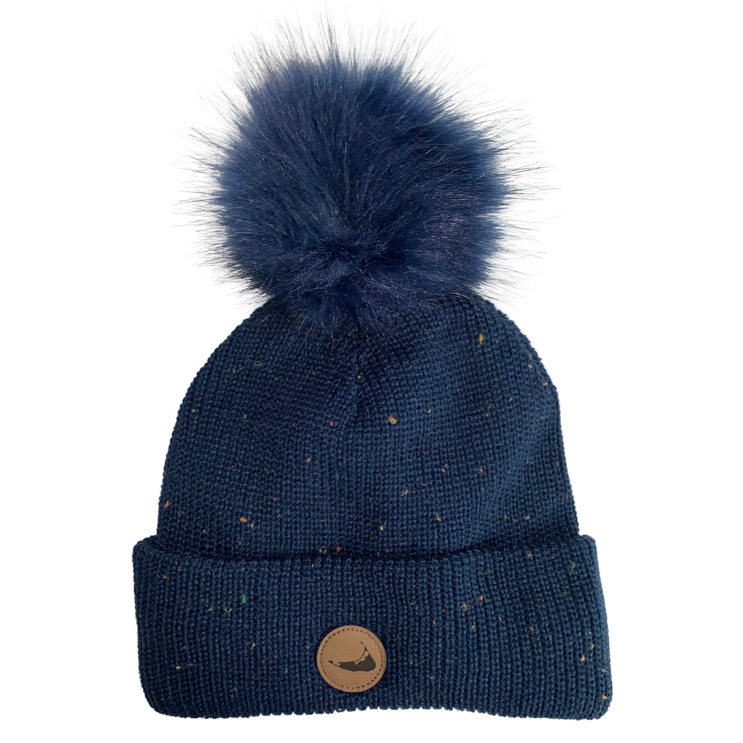 nantucket island knit pom beanie