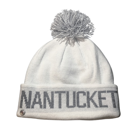 plain nantucket pom beanie