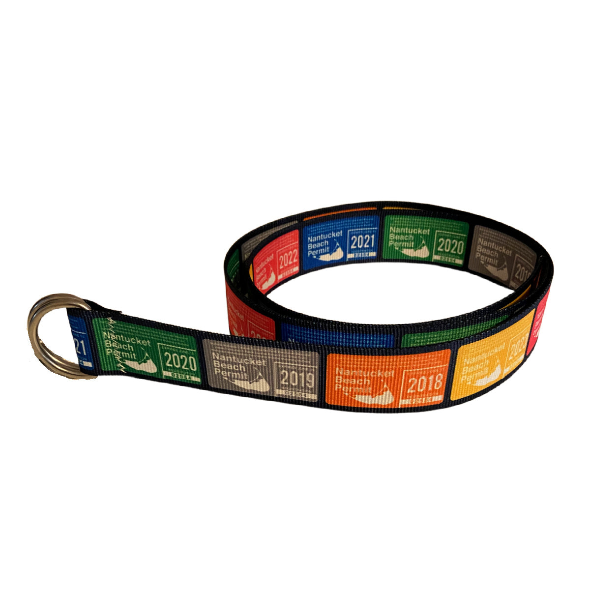 Beach Permit Lemon & Line D Ring Belt