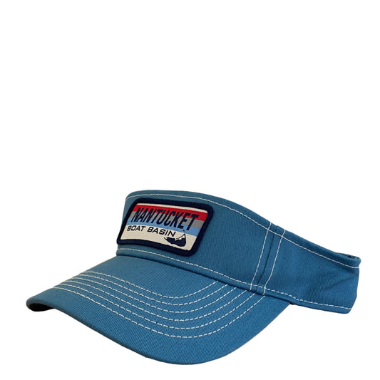 Nantucket Striped Patch Square Visor