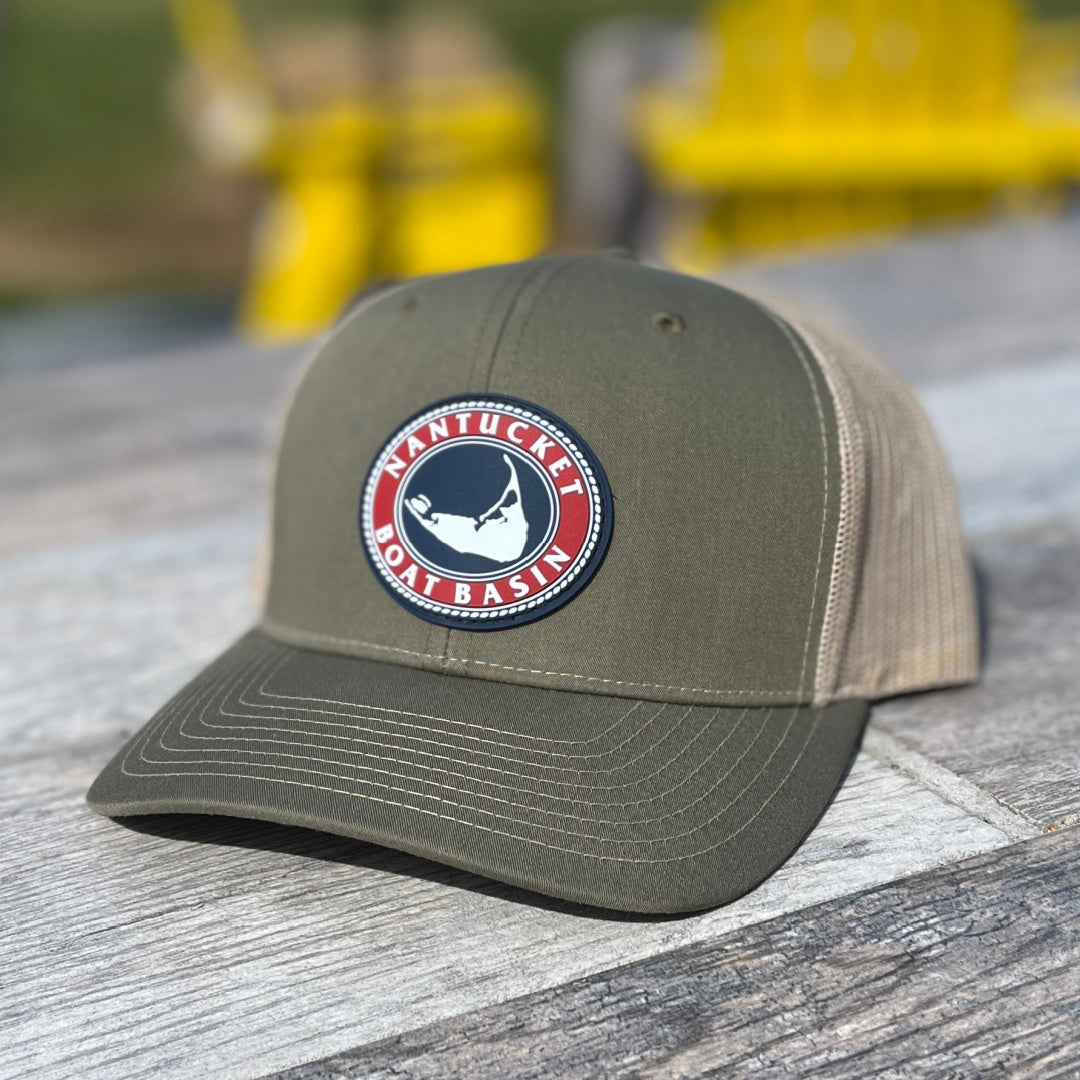 Nantucket Boat Basin Rubber Patch Recycled Trucker
