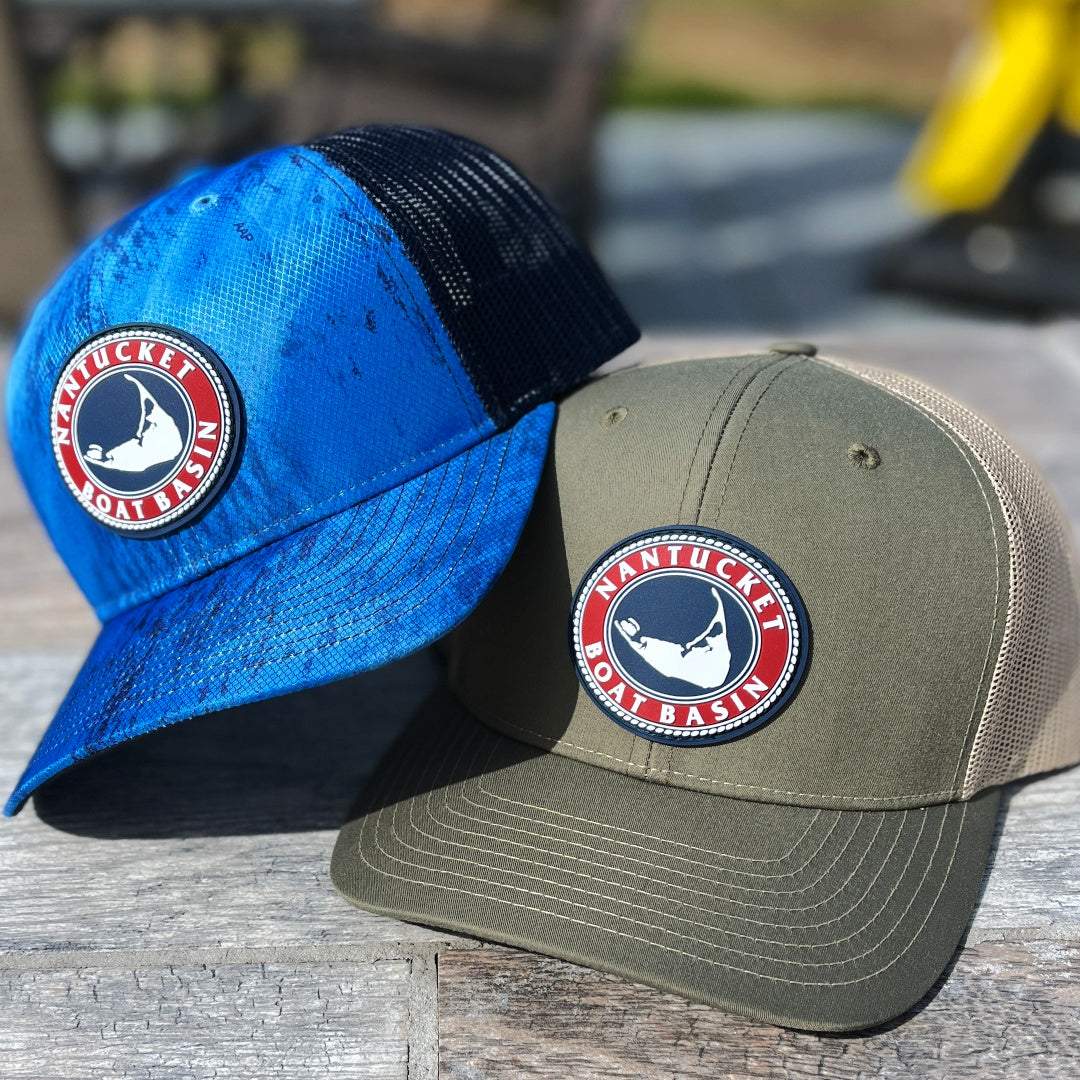 Nantucket Boat Basin Rubber Patch Trucker
