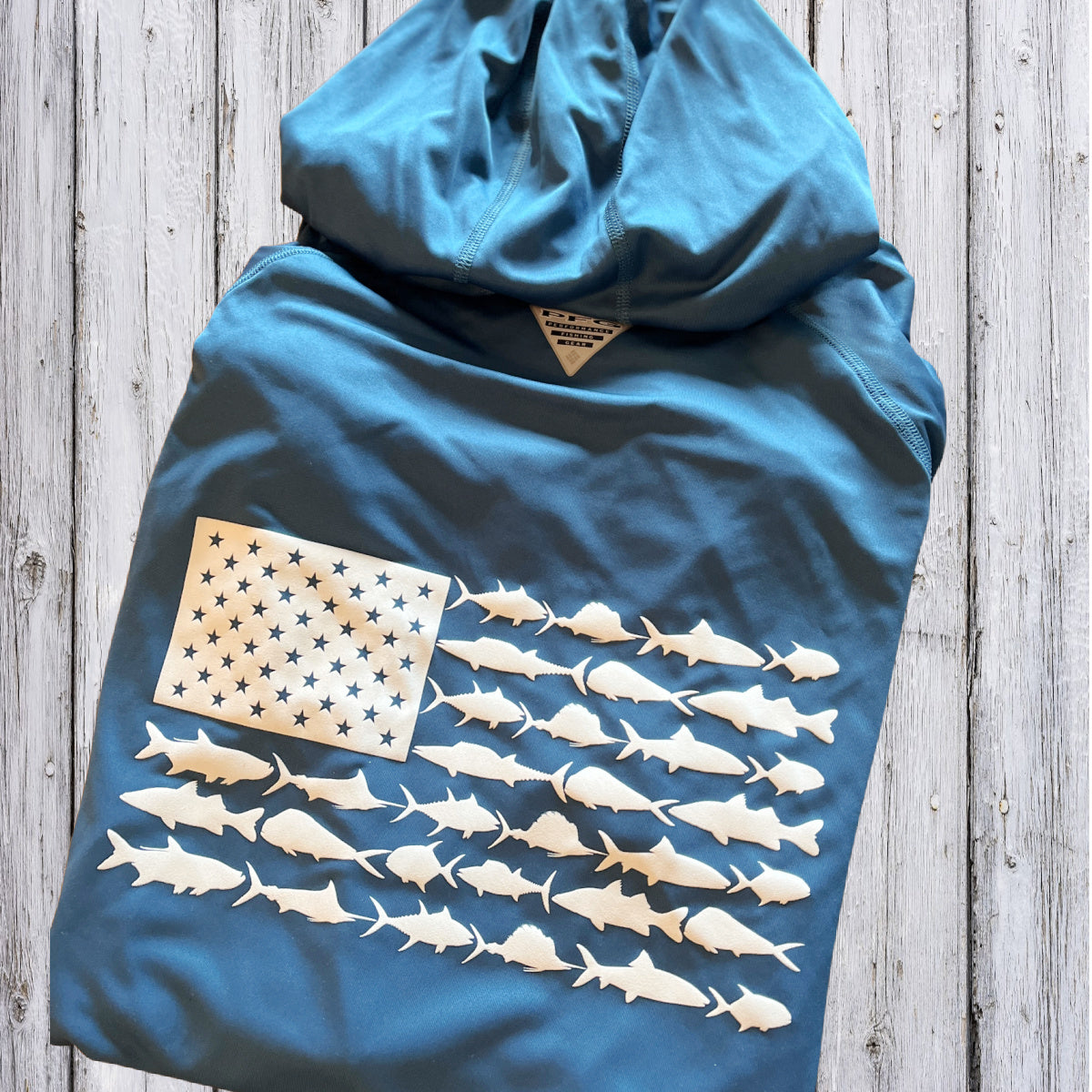Nantucket Boat Basin Fish Flag Terminal Hoodie