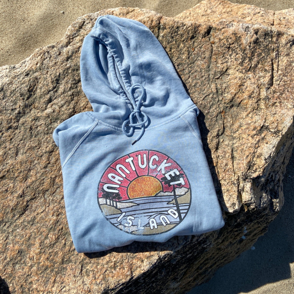 Nantucket Island Weathered Pacific Hoodie