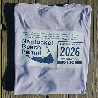 Nantucket 2026 Beach Permit Tee