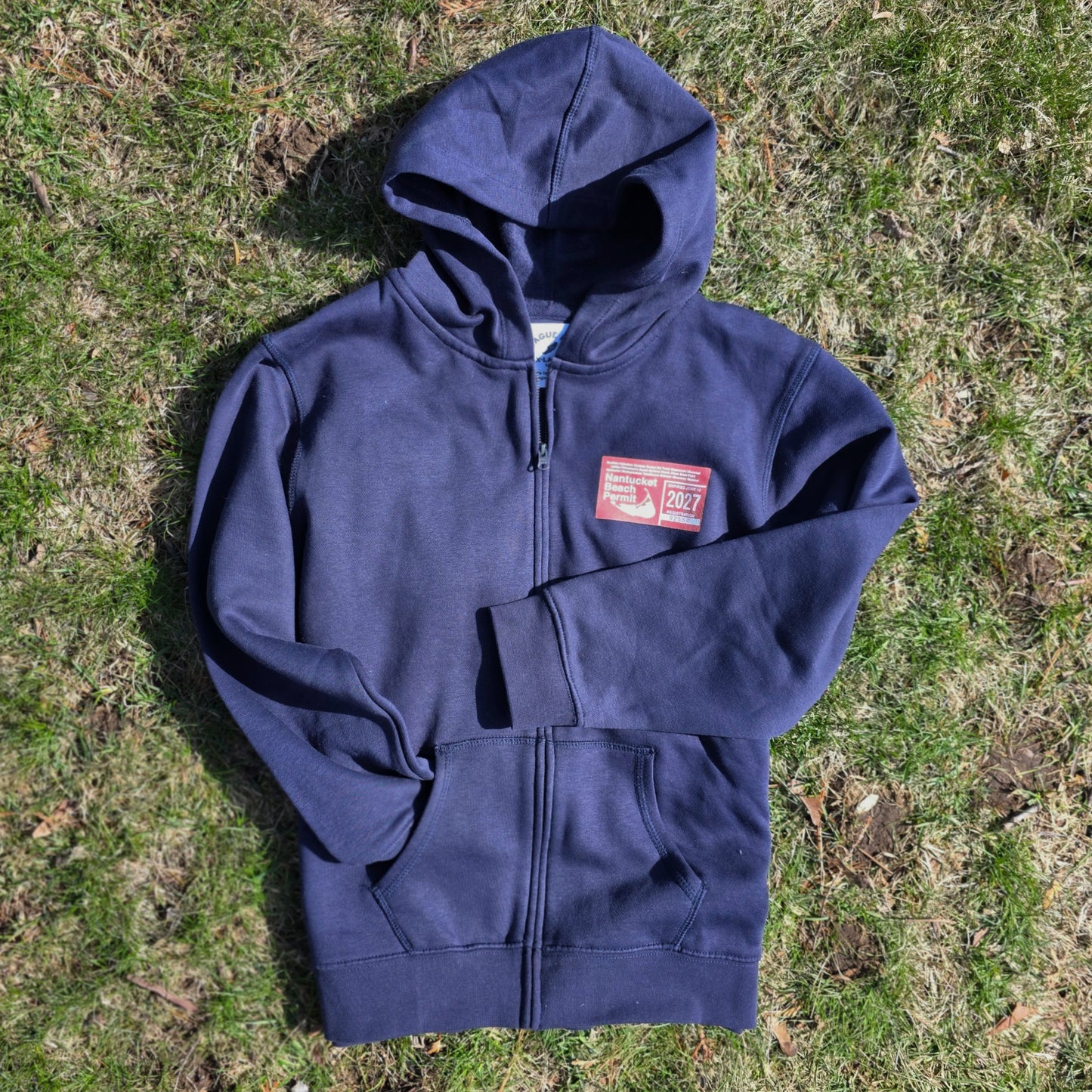 Youth 2027 Beach permit Full Zip Hoodie