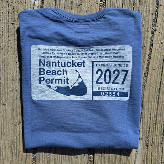 2027 Beach Permit Short Sleeve Rec Tee