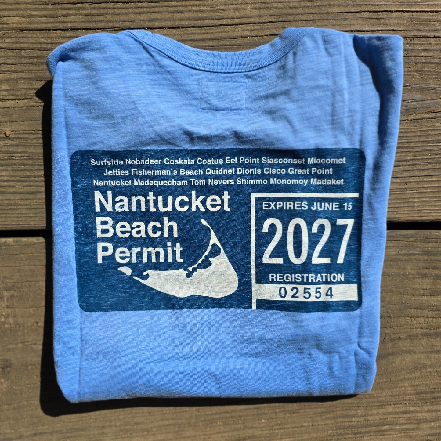 2027 Beach Permit Pocket Tee