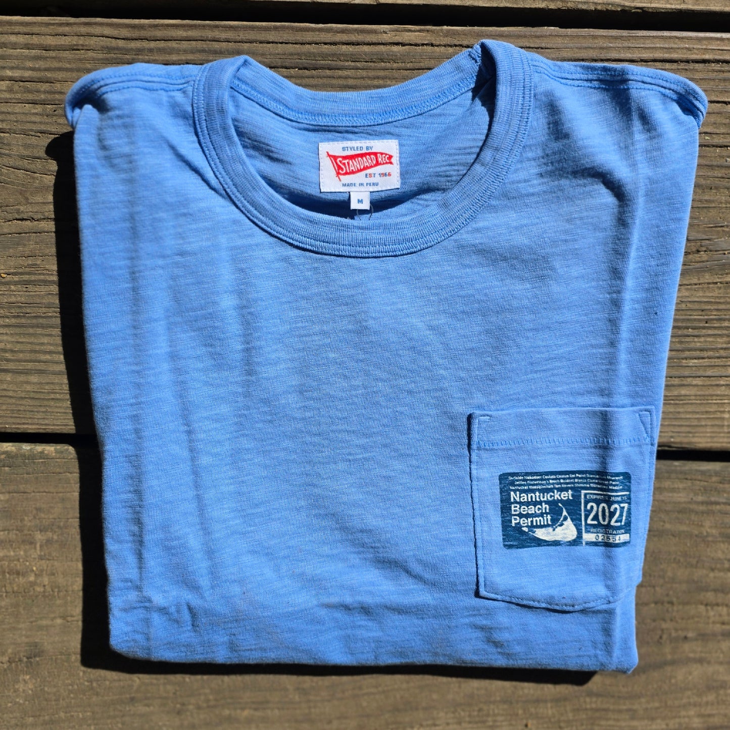 2027 Beach Permit Pocket Tee