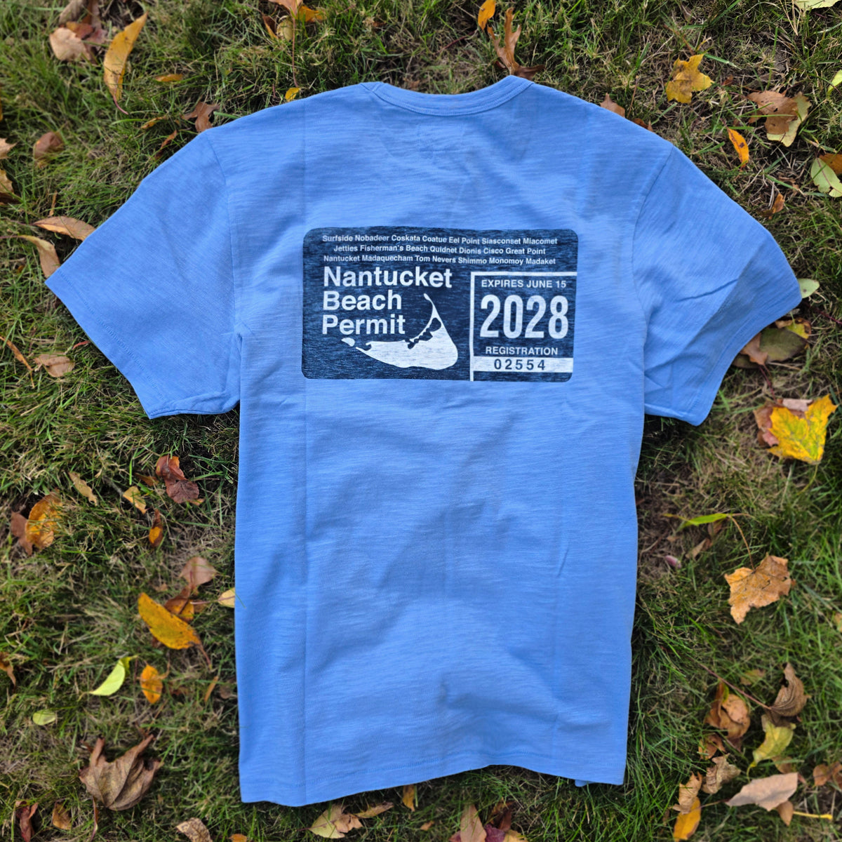 2028 Beach Permit Pocket Tee