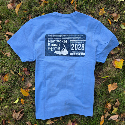 2028 Beach Permit Pocket Tee
