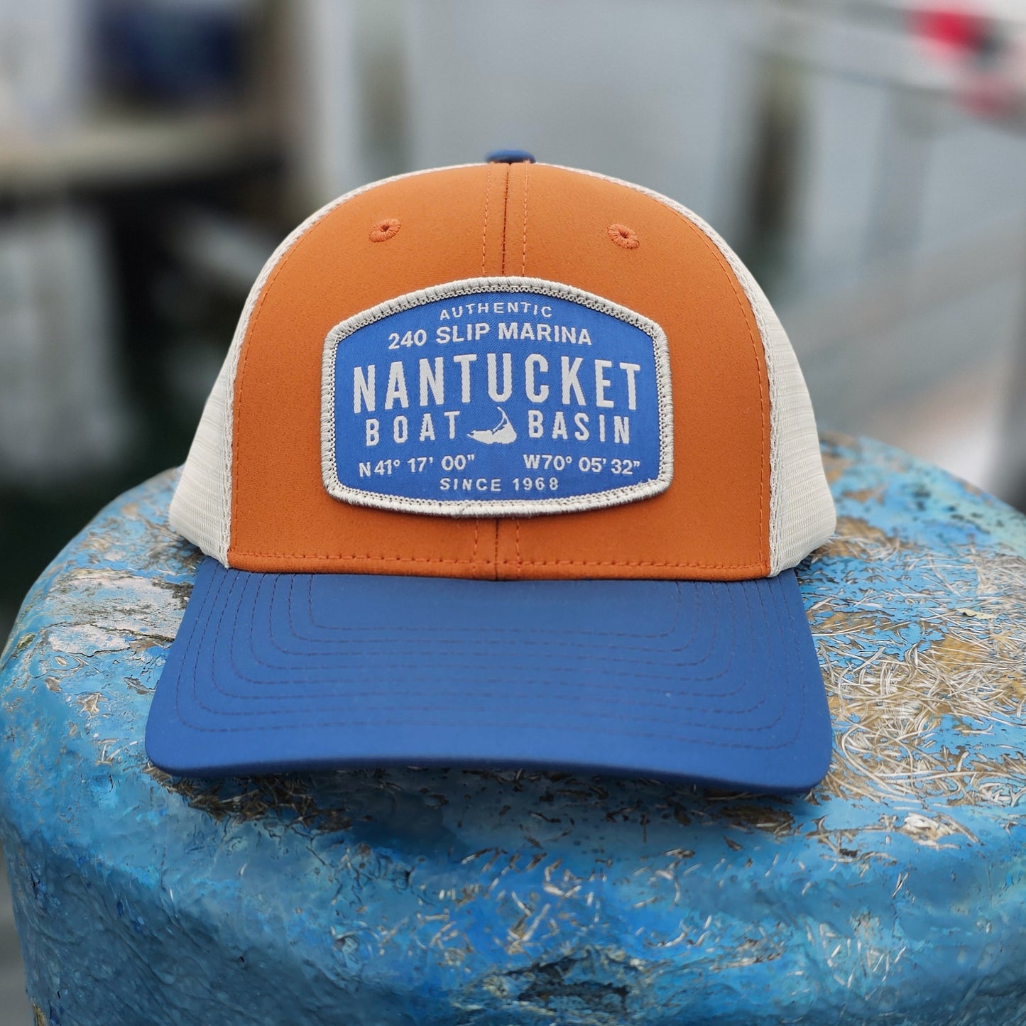 Nantucket Boat Basin 240 Slip Trucker Hat