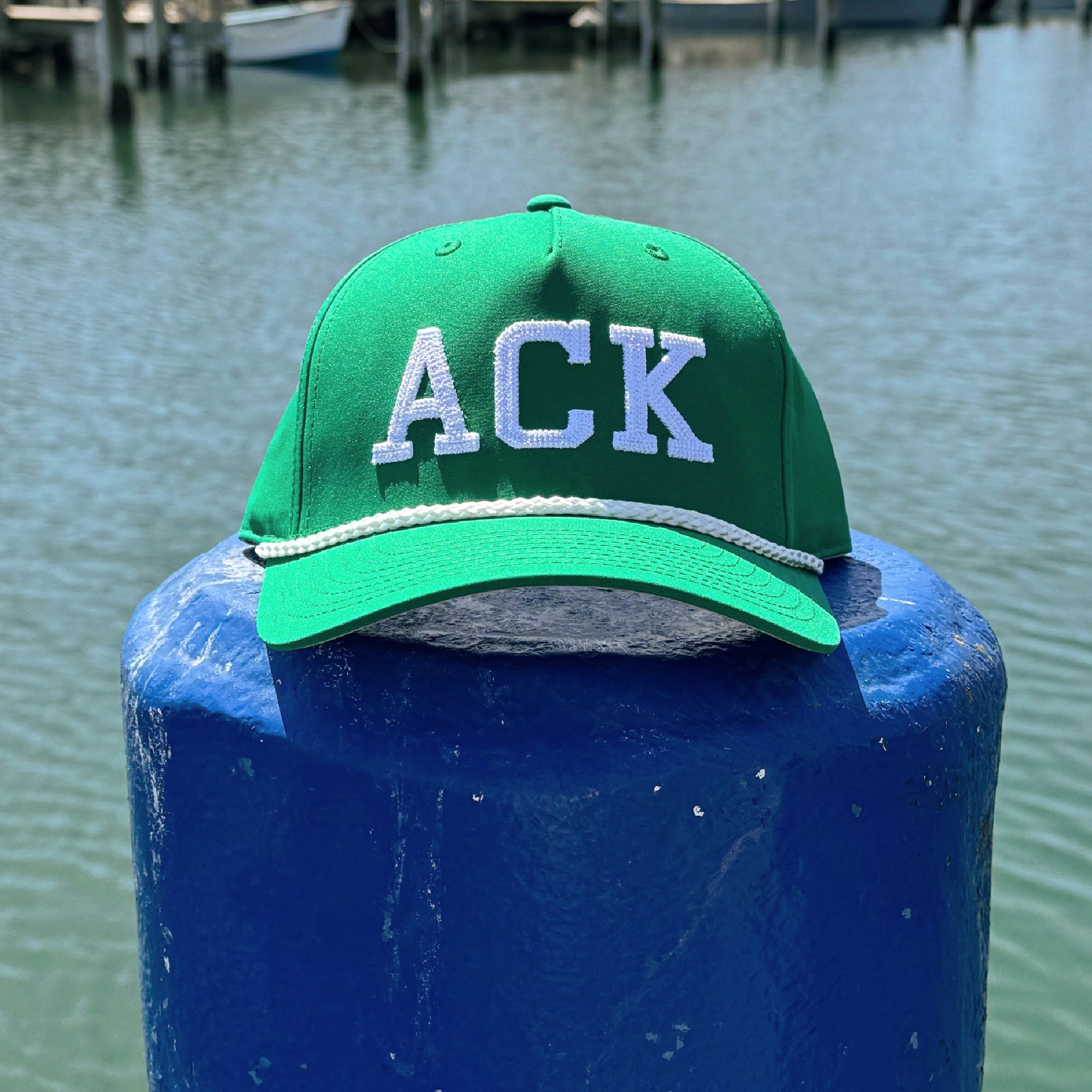 ACK Chain Stitch Rope Performance Hat – Nantucket Boat Basin Authentic Shop