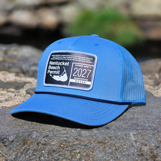 2027 Beach Permit Rope Trucker Hat