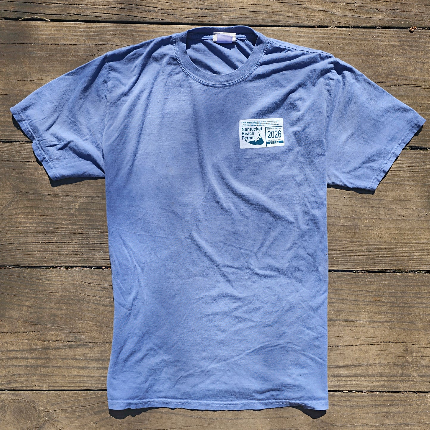 2026 Nantucket Short Sleeve Beach Permit Tee