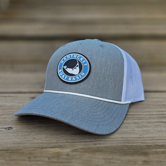 Nantucket Boat Basin Rubber Patch Split Trucker